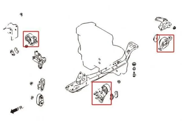 Hardrace - Soporte de motor reforzado - Imagen 2