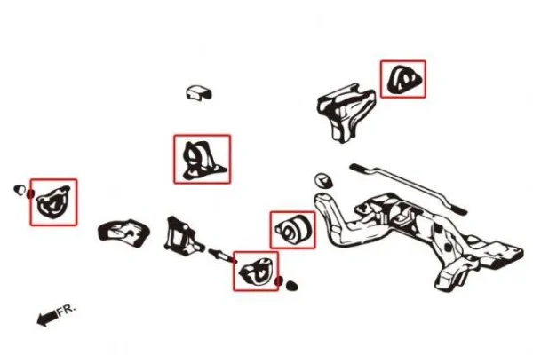 Hardrace - Taco/soporte de motor reforzado - Imagen 2