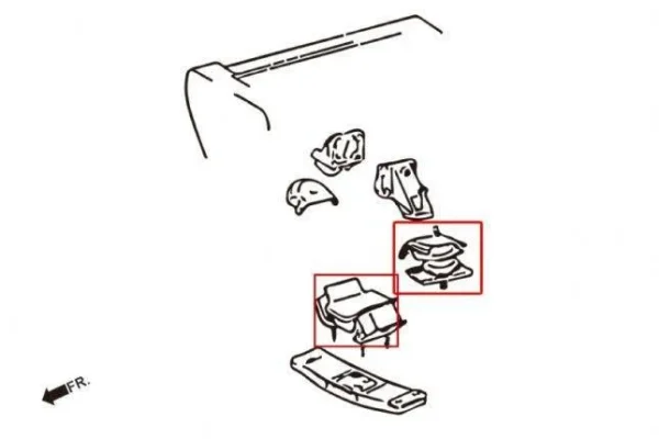 Hardrace - Soporte de motor reforzado - Imagen 2