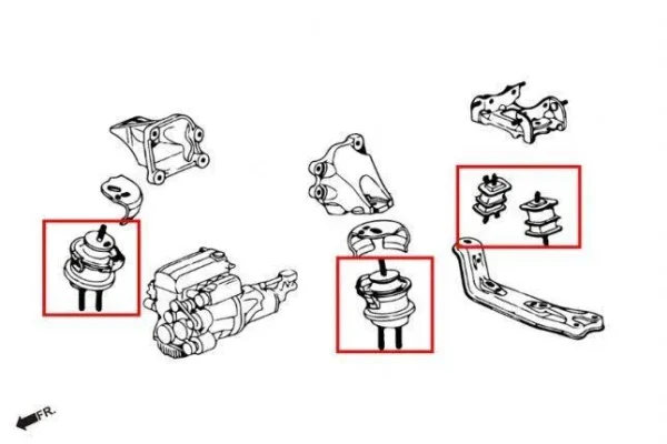 Hardrace - Soportes de motor y transmisión - Imagen 3