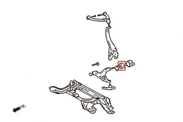 Hardrace - Silentblock inferior brazo delantero - Imagen 2