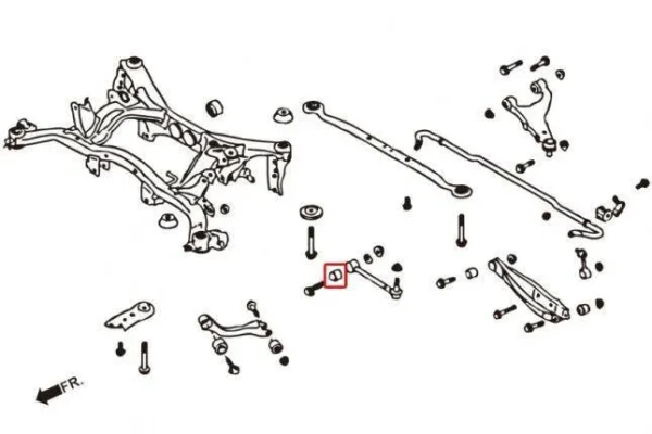 Hardrace - Silentbock de punta brazo trasero para Avance - Imagen 2