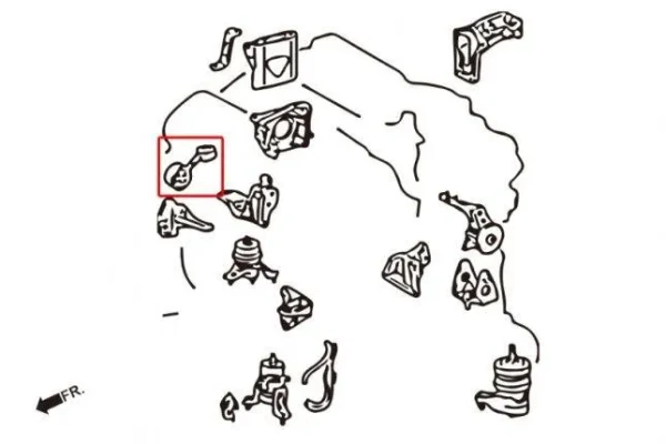 Hardrace - Soporte de motor reforzado - Imagen 2