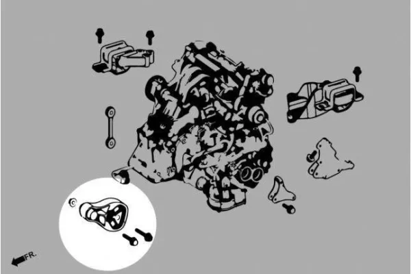 Hardrace - Front Engine Mount - Imagen 2