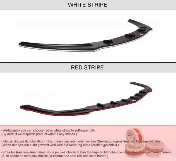 Splitter trasero Lexus IS Mk3 H (con barras verticales) - Imagen 9