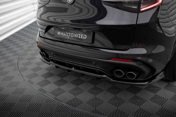 Splitter trasero (con barras verticales) Alfa Romeo Stelvio Quadrifoglio Mk1 - Imagen 4