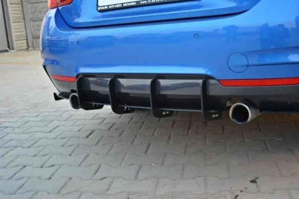 DIFUSOR TRASERO Y DIVISORES LATERALES TRASEROS para BMW 4 Coupe / Gran Coupe / Cabrio M-Pack F32 / F36 / F33 - Imagen 2