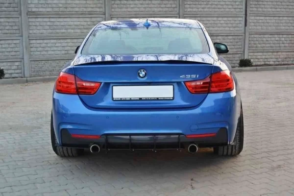 DIFUSOR TRASERO Y DIVISORES LATERALES TRASEROS para BMW 4 Coupe / Gran Coupe / Cabrio M-Pack F32 / F36 / F33 - Imagen 4
