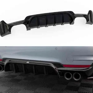 Faldón trasero BMW 4 Coupé / Gran Coupé / Cabrio M-Pack F32 / F36 / F33 (Versión con doble escape en ambos lados)