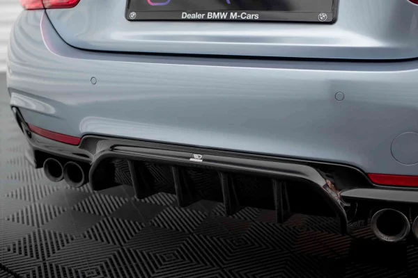 Faldón trasero BMW 4 Coupé / Gran Coupé / Cabrio M-Pack F32 / F36 / F33 (Versión con doble escape en ambos lados) - Imagen 2