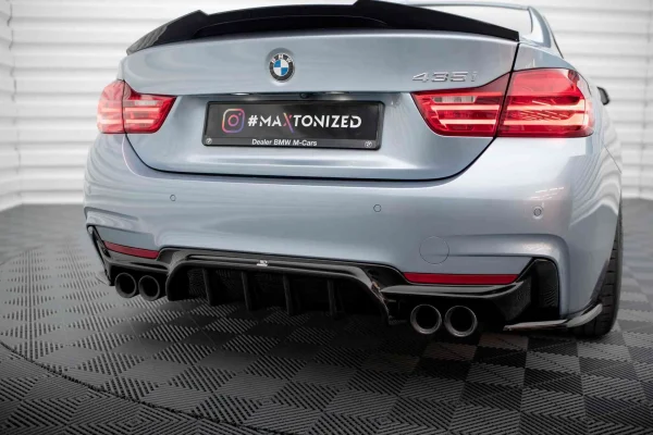 Faldón trasero BMW 4 Coupé / Gran Coupé / Cabrio M-Pack F32 / F36 / F33 (Versión con doble escape en ambos lados) - Imagen 3