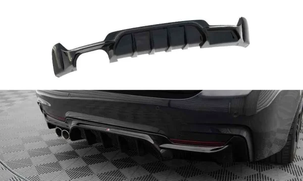 Faldón Trasero BMW 4 Coupé / Gran Coupé / Cabrio M-Pack F32 / F36 / F33 (Versión con escape en un lado)