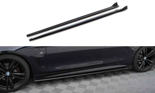 Faldones laterales difusores V.3 BMW 4 Coupe / Gran Coupe / Cabrio M-Pack F32 / F36 / F33