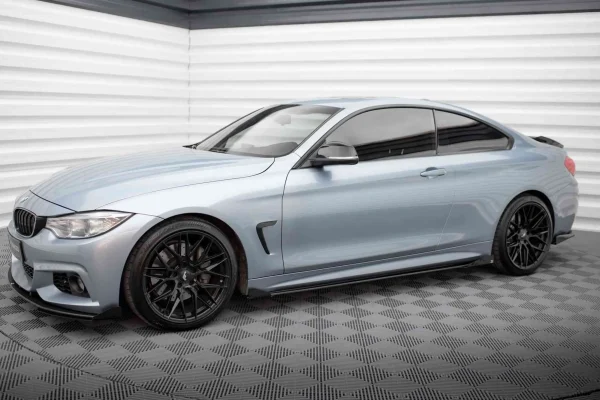 Faldones laterales Street Pro Difusores + Aletas BMW 4 Coupe / Gran Coupe / Cabrio M-Pack F32 / F36 / F33 - Imagen 2