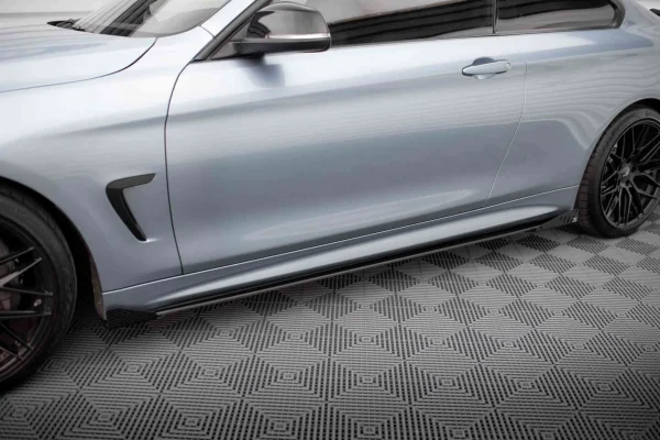 Faldones laterales Street Pro Difusores + Aletas BMW 4 Coupe / Gran Coupe / Cabrio M-Pack F32 / F36 / F33 - Imagen 3