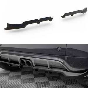 Splitter trasero (con barras verticales) Brabus Smart Fortwo C451 Facelift