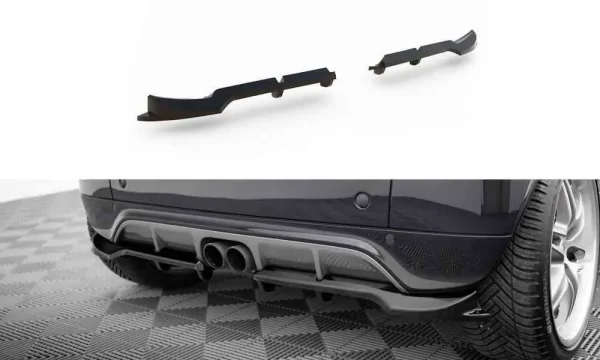 Splitter trasero (con barras verticales) Brabus Smart Fortwo C451 Facelift