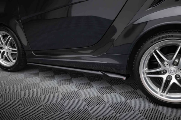 Faldones laterales difusores Brabus Smart Fortwo C451 Facelift - Imagen 4