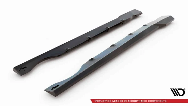 Faldones laterales difusores Brabus Smart Fortwo C451 Facelift - Imagen 5