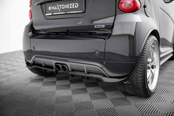 Splitter trasero (con barras verticales) Brabus Smart Fortwo C451 Facelift - Imagen 4