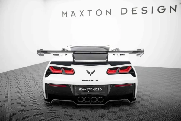 Alerón de carbono con montaje en forma de cisne superior Chevrolet Corvette Stingray / Grand Sport C7 - Imagen 10