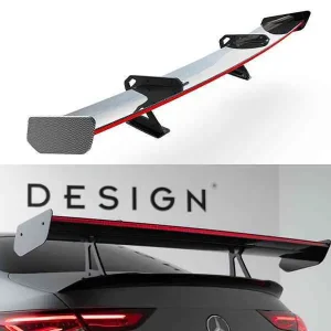 Alerón de carbono con montaje en cisne superior + LED Mercedes-Benz CLA Coupe C118