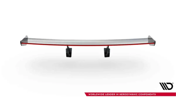 Spoiler de carbono con soportes internos para montantes V.2 + LED Porsche 718 Cayman 982c - Imagen 13
