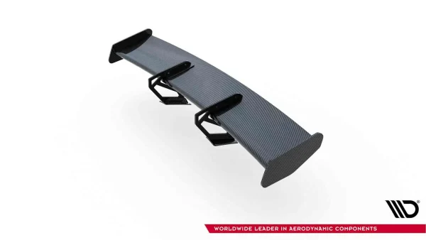 Alerón de carbono con montaje en cisne superior V.2 Porsche 718 Cayman 982c - Imagen 8