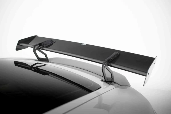 Alerón de carbono con montaje en cisne superior V.2 + LED Porsche 718 Cayman 982c - Imagen 9