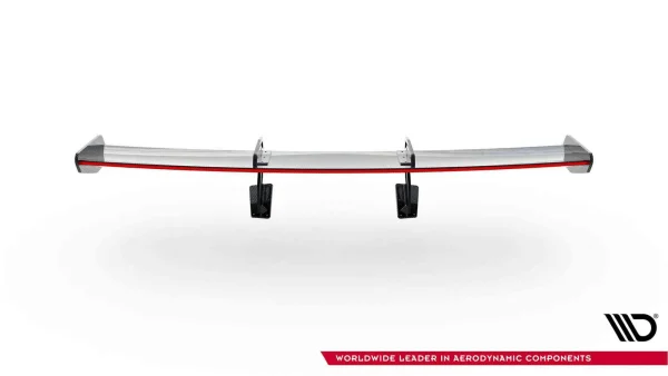 Alerón de carbono con montaje en cisne superior V.2 + LED Porsche 718 Cayman 982c - Imagen 15