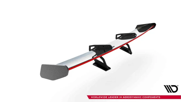 Alerón de carbono con montaje en cisne superior V.2 + LED Porsche 718 Cayman 982c - Imagen 17