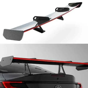 Alerón de carbono con montaje en cisne superior + LED Toyota GR86