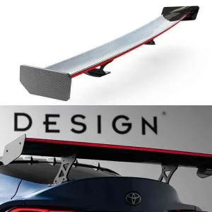 Alerón de carbono con soportes externos + montantes LED Toyota Supra Mk5
