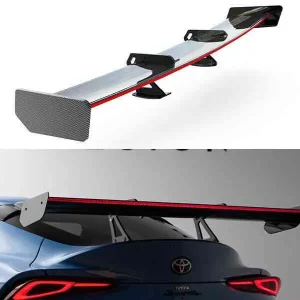 Alerón de carbono con montaje en cisne superior + LED Toyota Supra Mk5