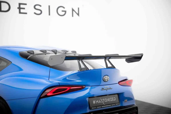 Alerón de carbono con montaje en forma de cisne superior para Toyota Supra Mk5 - Imagen 2