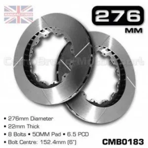 DISCOS DE RECAMBIO O ADAPTABLES 6" / 276mm x 24mm COMPBRAKE