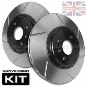 KIT DE CONVERSIÓN DE DISCO DE FRENO DELANTERO COMPBRAKE / LOTUS S2 ELISE / 288mm x 26mm