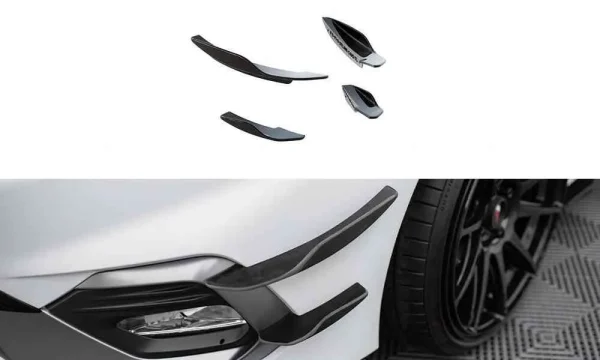 Alerones de parachoques delanteros (Canards) V.2 Ford Fiesta Mk8 ST / ST-Line