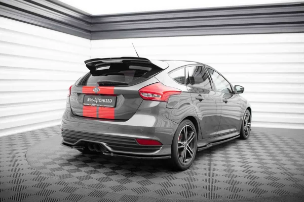 Splitters laterales traseros V.2 Ford Focus ST Mk3 Facelift - Imagen 2