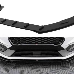 Divisor delantero Street Pro + aletas para Ford Fiesta Mk8 ST / ST-Line