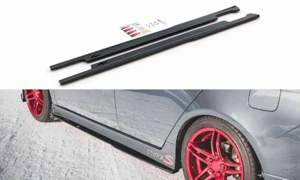 Difusores de faldones laterales V.2 Honda Accord Mk7 Type-S