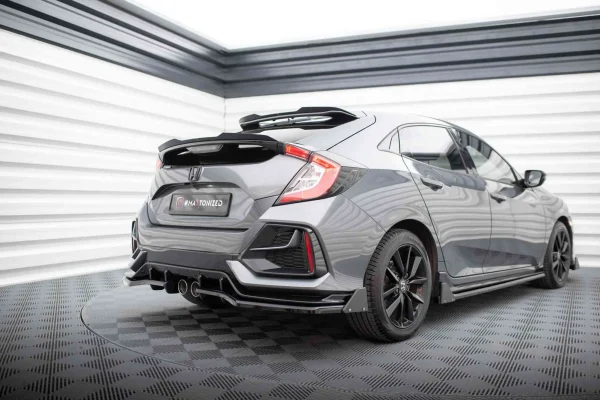 Splitter Trasero (con barras verticales) + Flaps Honda Civic Sport Mk 10 Facelift - Imagen 3