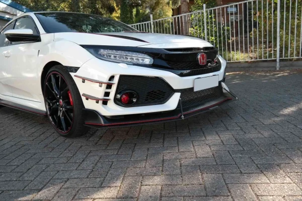 DIVISOR DELANTERO DE CARRERAS V.1 HONDA CIVIC X TYPE R - Imagen 3