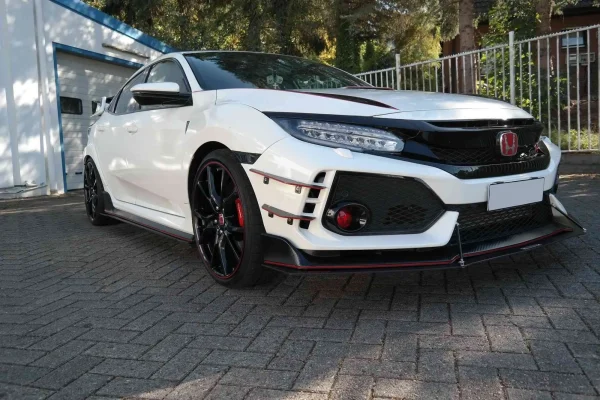 DIVISOR DELANTERO DE CARRERAS V.1 HONDA CIVIC X TYPE R - Imagen 4