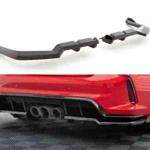 Splitter Trasero (con barras verticales) V.1 + Flaps Honda Civic Type-R Mk 11