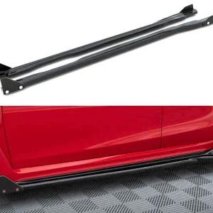 Faldones laterales difusores V.1 + Flaps Honda Civic Type-R Mk 11