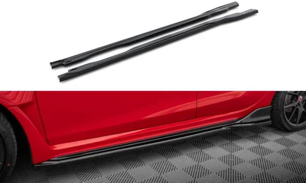 Difusores de faldones laterales V.1 Honda Civic Type-R Mk 11