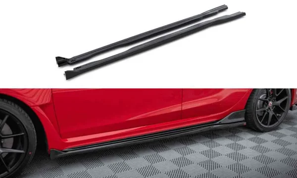Difusores de faldones laterales V.2 Honda Civic Type-R Mk 11
