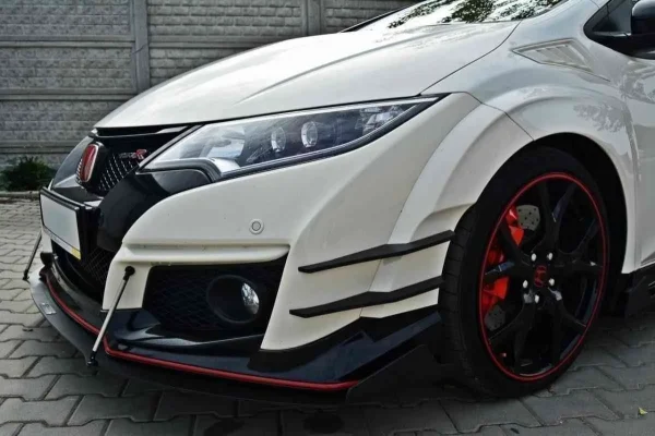 DIVISOR DELANTERO DE CARRERAS v.2 HONDA CIVIC IX TYPE R - Imagen 4
