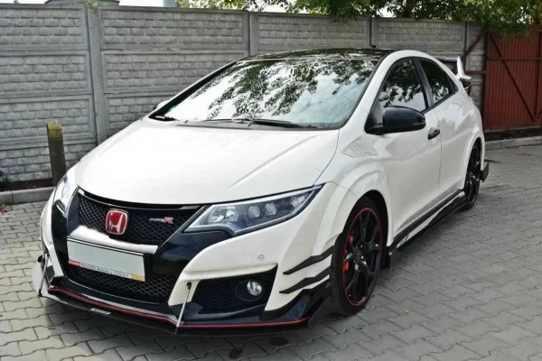 DIVISOR DELANTERO DE CARRERAS v.2 HONDA CIVIC IX TYPE R - Imagen 5